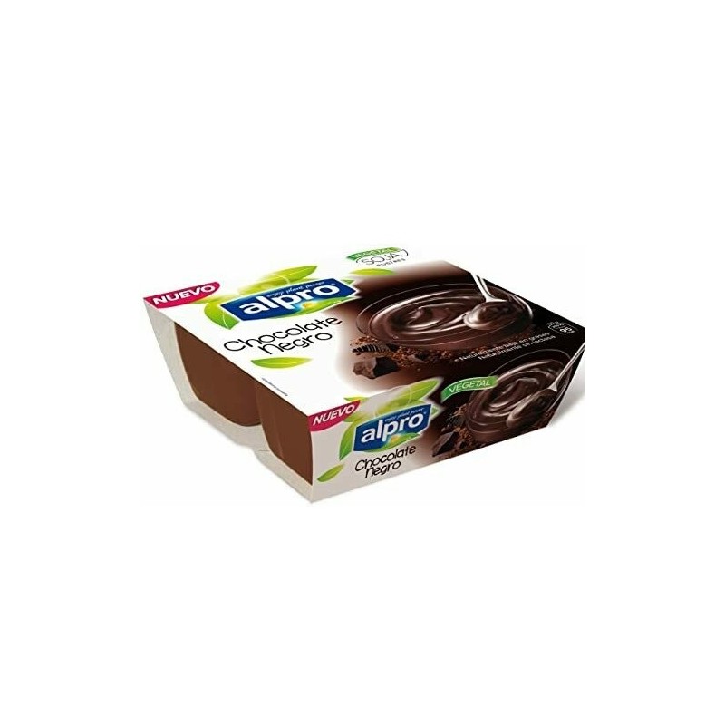 Postre de Soja Chocolate Negro ALPRO X4 | Cash Borosa