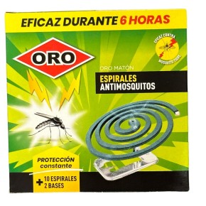 Trampa Espirales Antimosquitos ORO 10 Uds