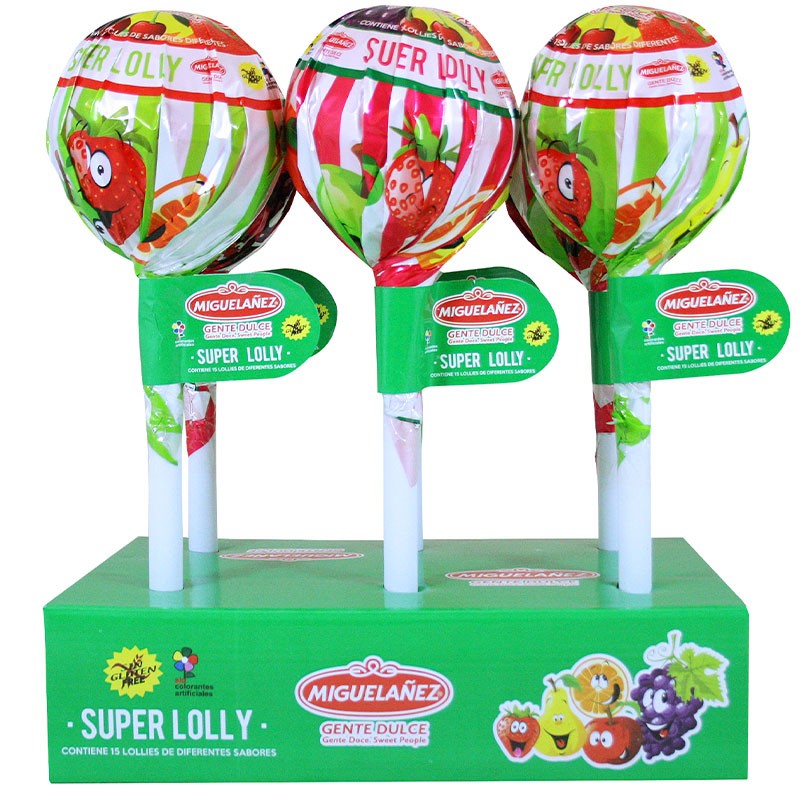 Caramelos Super Lollies MIGUELAÑEZ  135 Gr | Cash Borosa