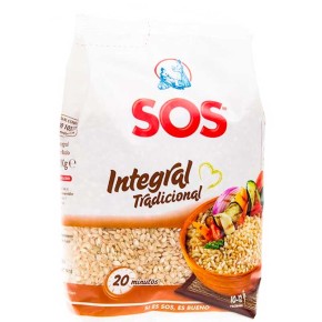 Arroz Redondo Integral SOS 1 Kg