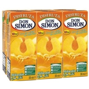 Nectar Disfruta Melocoton SIMON Pack 6 x 200 ml