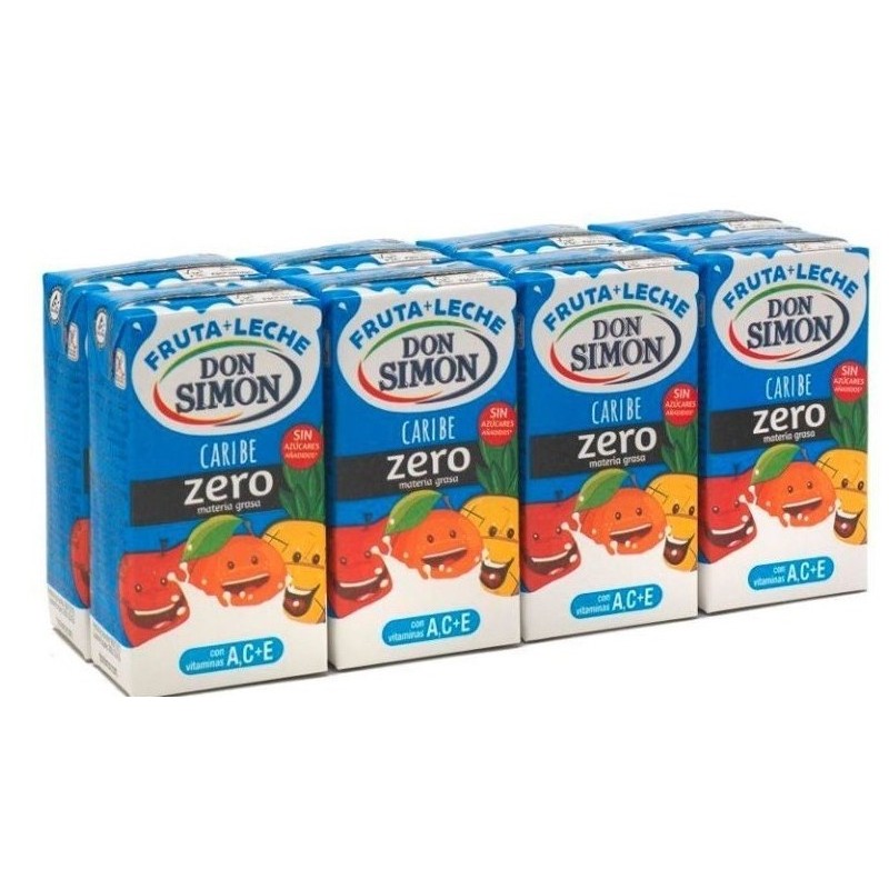 Fruta + Leche Caribe DON SIMON Pack 8 X 125 ML | Cash Borosa