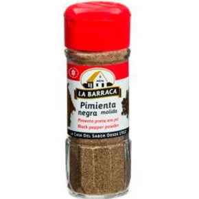 Pimienta Negra Sazonador BARRACA Tarro Mini 170 Gr