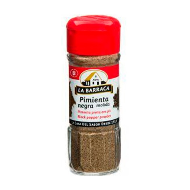 Pimienta Negra Sazonador BARRACA Tarro Mini 170 Gr | Cash Borosa