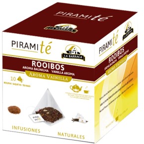 Te Rooibos Vainilla Piramite LA BARRACA 10 Und
