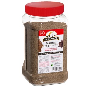 Pimienta Negra Molida BARRACA Tarro Granel 750 GR