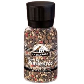 Molinillo BARRACA  Pimientas 5 Variedades XL 160 GR