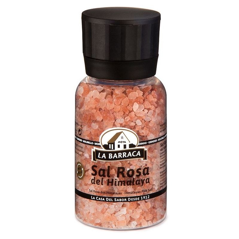 Sal Rosa del Himalaya Molinillo BARRACA Pequeño 80 Gr | Borosa Market