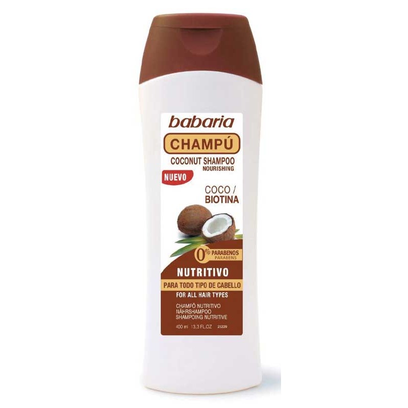 Champu BABARIA Coco Y Biotina 700 Ml | Cash Borosa