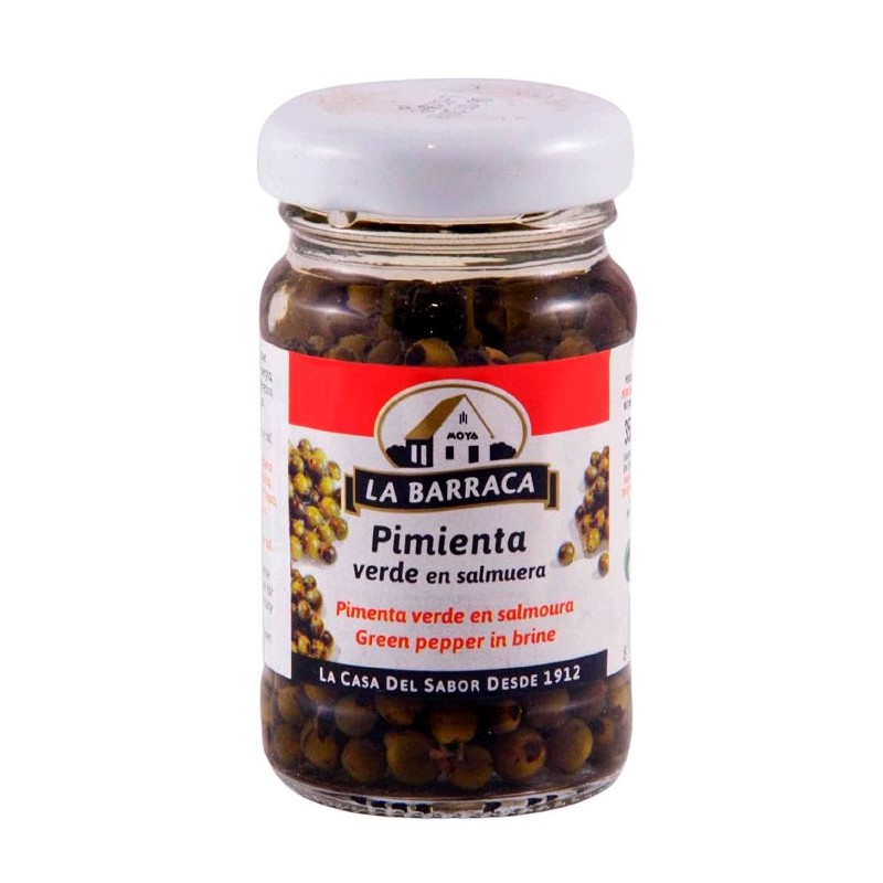 Pimienta Verde en Salmuera BARRACA Cristal 35 Gr | Borosa Market