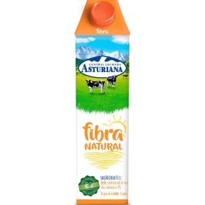 Leche Semidesnatada Fibra ASTURIANA 1 L