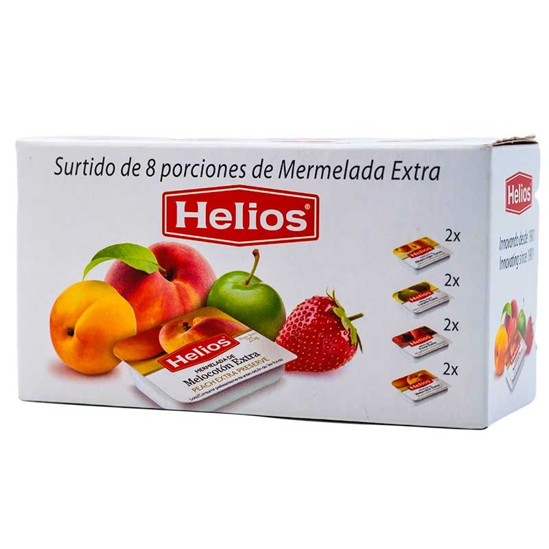 Mermelada Surtidas HELIOS PACK 8 UND x 25 GR | Cash Borosa