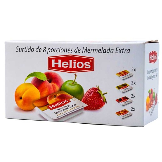 Mermelada Surtidas HELIOS PACK 8 UND x 25 GR | Cash Borosa