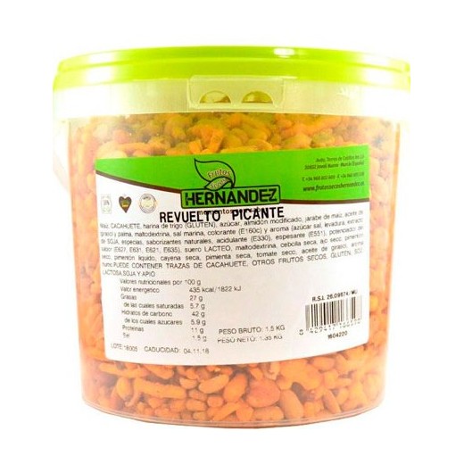 Revuelto Picante HERNANDEZ Cubo 1.5 Kg | Cash Borosa