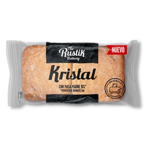 Pan de Cristal  RUSTIK Masa Madre Cereales x 2 185GR