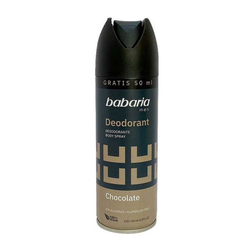 Desodorante BABARIA Chocolate 200 Ml | Cash Borosa