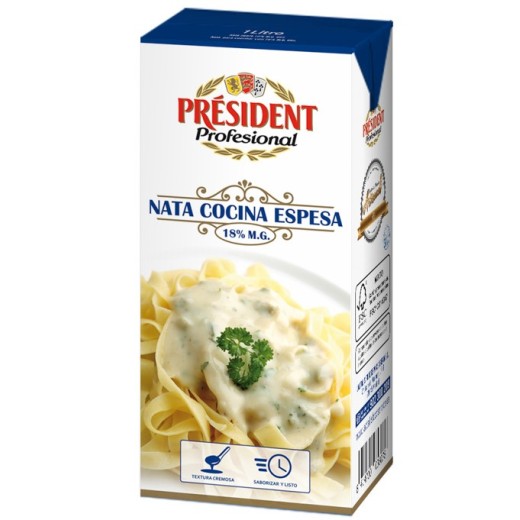 Nata Cocina PRESIDENT Espesa 1 L | Borosa Market Nata Cocina PRESIDENT Espesa 1 L | Borosa Market