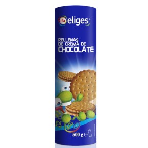 Galleta IFA Rellena Chocolate 500 Gr