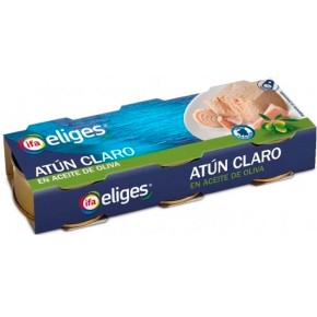 Atun Claro Aceite de Oliva  IFA ELIGES PACK 3 UND