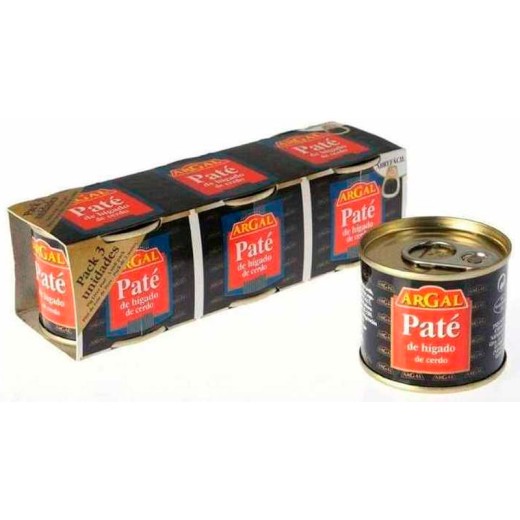 Pate ARGAL Pack 3 UND x 80 GR | Cash Borosa