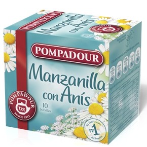 Infusion Manzanilla + Anis  POMPADOUR 10 U