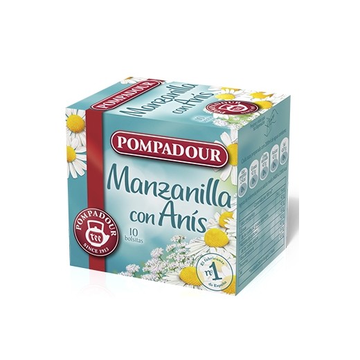 Infusion Manzanilla + Anis  POMPADOUR 10 U | Cash Borosa