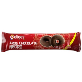 Galleta  Aros Chocolate Negro IFA 128Gr