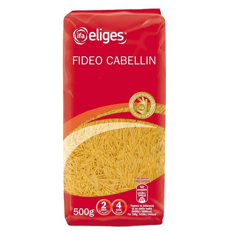 Fideo Cabellin  IFA  500 GR | Cash Borosa