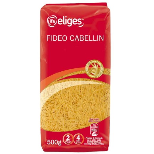 Fideo Cabellin  IFA  500 GR | Cash Borosa