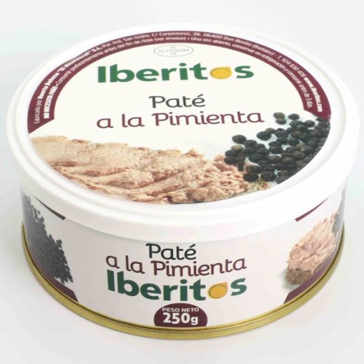 IBERITOS 250 GR Pate Pimienta | Cash Borosa