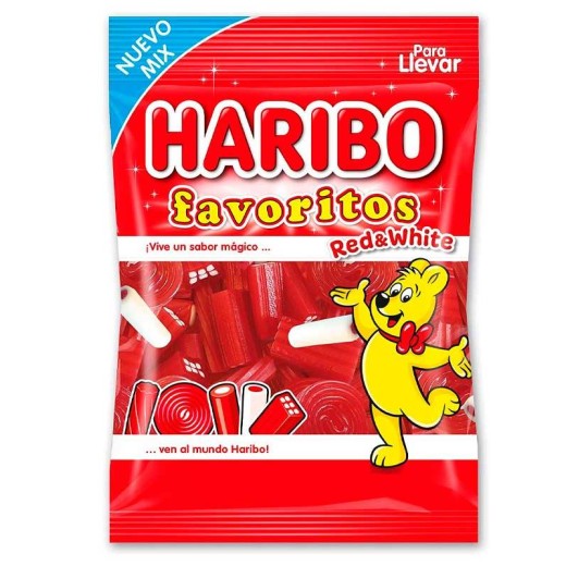 Gominolas HARIBO 90 GR Favoritos Red Mix | Cash Borosa