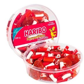 Gominolas HARIBO Tarro Favoritos Red Mix 500 GR