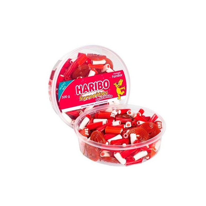 Gominolas HARIBO Tarro Favoritos Red Mix 500 GR | Cash Borosa