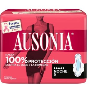 Compresa AUSONIA Air Dry C/A  Noche 9 Uds