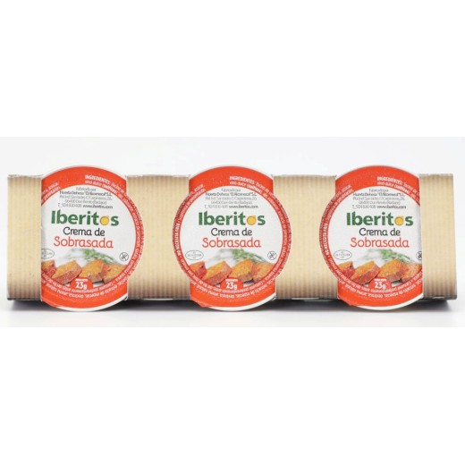 IBERITOS Pack-3 Sobrasada 23GR | Cash Borosa