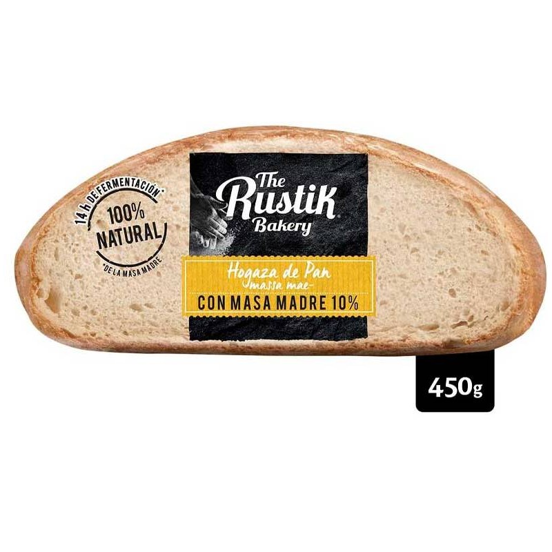 Pan de Hogaza RUSTIK Masa Madre 400 GR | Cash Borosa