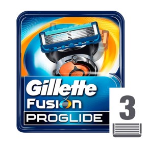 Cuchillas de Afeitar GILLETTE Proglide PACK 3 UND