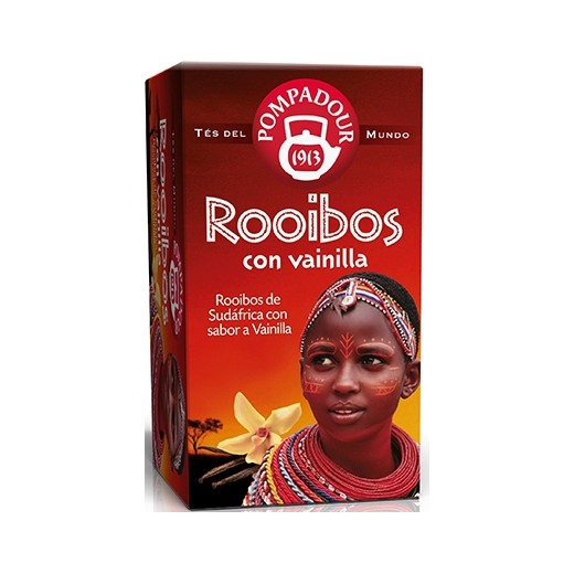 Te Rooibos Vainilla  POMPADOUR  20 U | Cash Borosa