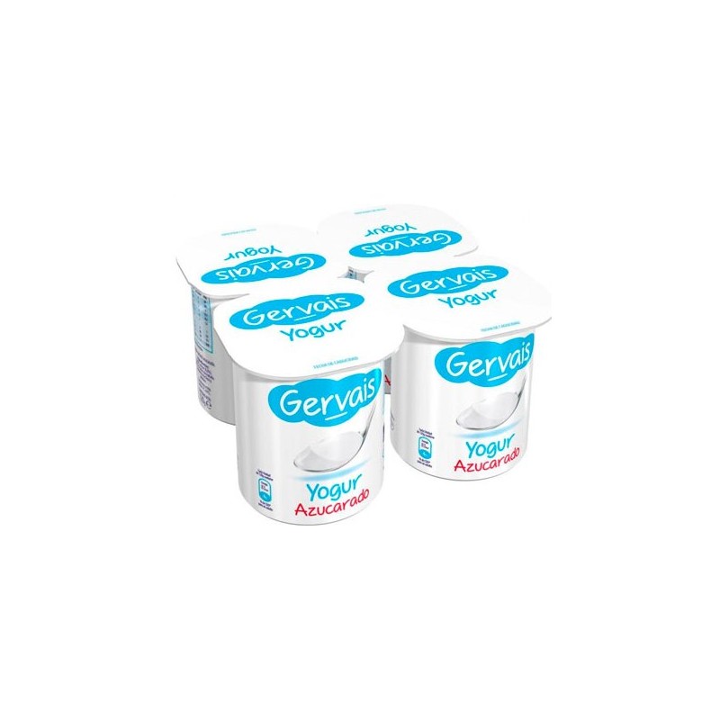 Yogur Natural Azucarado GERVAIS X4 | Cash Borosa