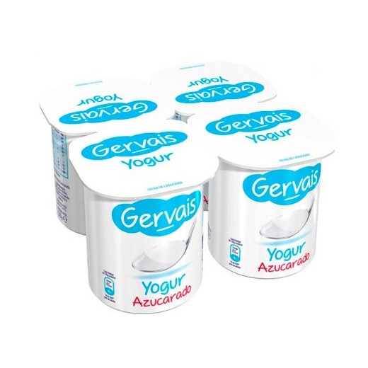 Yogur Natural Azucarado GERVAIS X4 | Cash Borosa