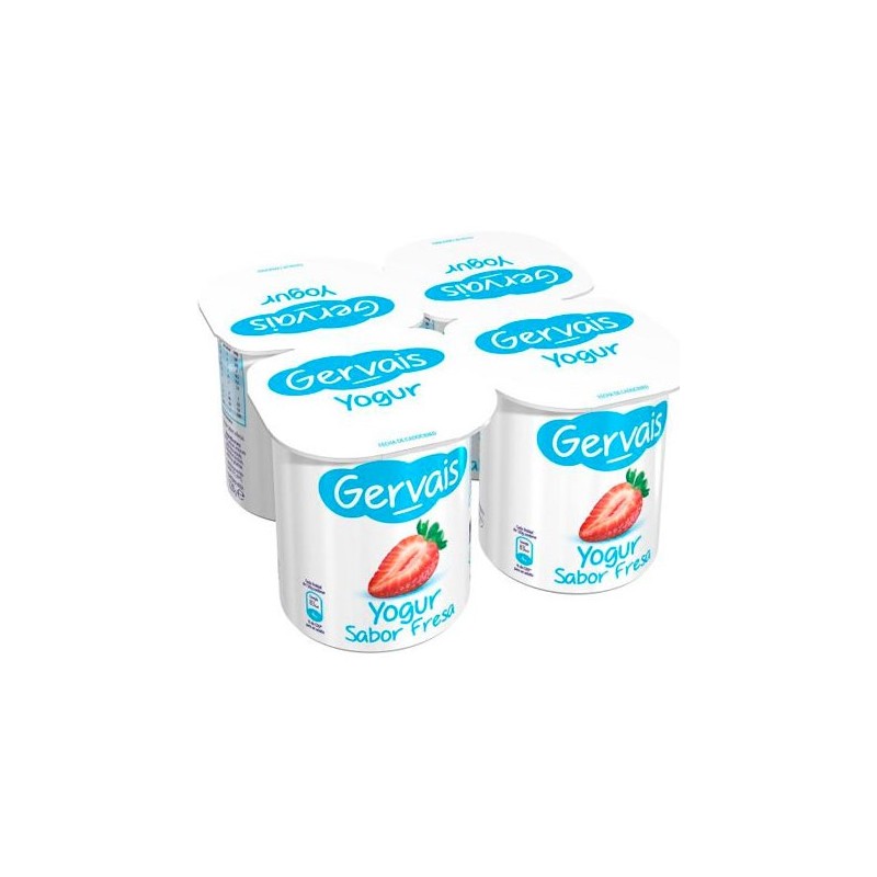 Yogur Sabor Fresas GERVAIS X4 | Cash Borosa