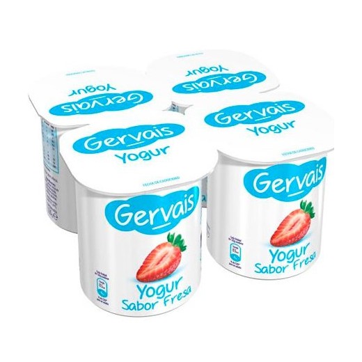 Yogur Sabor Fresas GERVAIS X4 | Cash Borosa