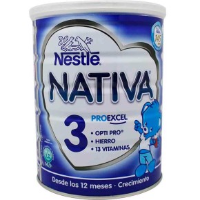 Leche en Polvo NESTLE Nativa 3 Contin. 800 GR