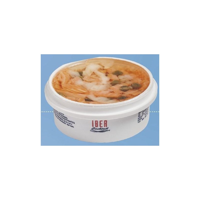 Ensalada De Salmon IBER Tarrina  120 Gr | Borosa Market