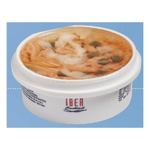 Ensalada De Salmon IBER Tarrina  120 Gr | Borosa Market