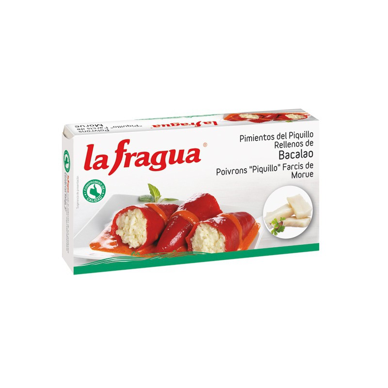 Pimiento Relleno De Bacalao Lata LA FRAGUA 1/4 Kg | Cash Borosa