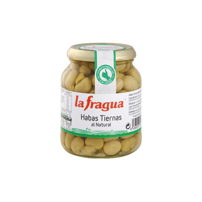 Habas Tiernas Al Natural LA FRAGUA Tarr 370Ml | Cash Borosa