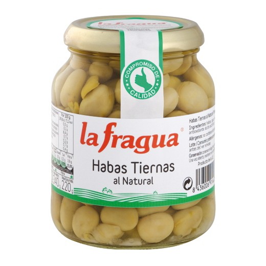 Habas Tiernas Al Natural LA FRAGUA Tarr 370Ml | Cash Borosa