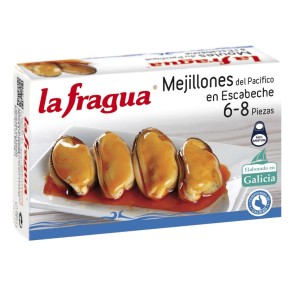 Mejillones En Escabeche Gigantes LA FRAGUA 6/8 Piezas