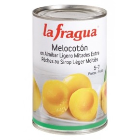 Melocoton Almibar LA FRAGUA Lata 1/2